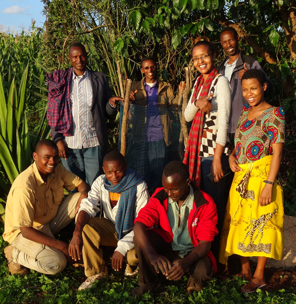 The compost toilet crew in Dongobesh, Tanzania, Africa.